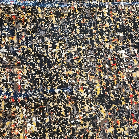 COLLECTION EIGHTEEN multi color black edge SQUARE scarf / shawl - Picture 7 of 12